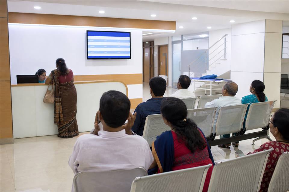 Appointments and queue TV